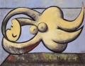 Frau nackt couchee 1932 kubist Pablo Picasso